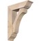 Ekena Millwork Legacy Traditional Smooth Bracket w/ Offset Brace, Douglas Fir, 7 1/2"W x 26"D x 34"H BKT0806X26X34LEC01SDF - alternate 1